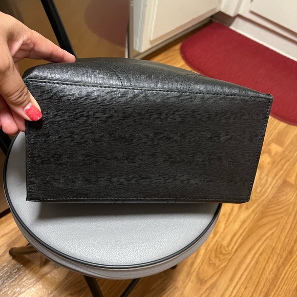 FURLA Black Saffiano Leather Small Tote Bag - Picture 7 of 15